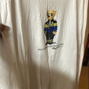 Men’s Long Sleeve Racing Gear Polo Bear T-shirt by Polo Ralph Lauren (Rare)